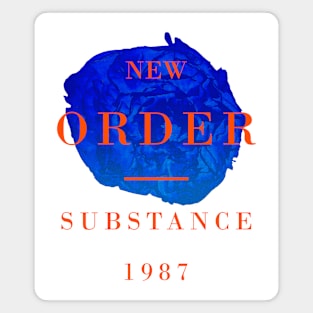 New Order Substance 1987 Magnet